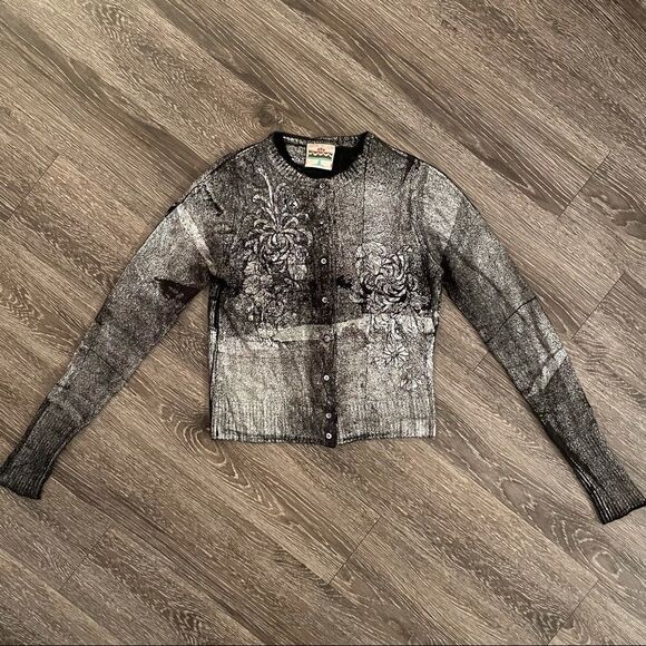 Cake couture geisha cashmere with silver mettalic paint - Picture 1 of 13